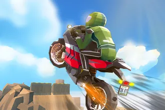 Cartoon Moto Stunt