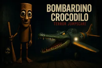 Bombardino Crocodilo terror jumpscare